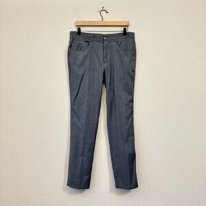 MIZZEN + MAIN 5-Pocket Pants Gray Slim Fit Helmsman Performance Golf